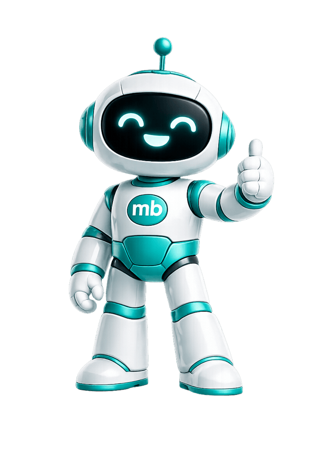 MoneyBuddy Robot giving thumbs up